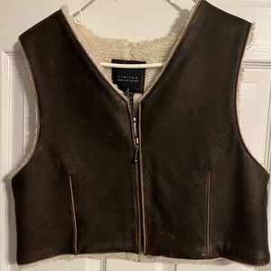 Leather Vest (New with Tags)
